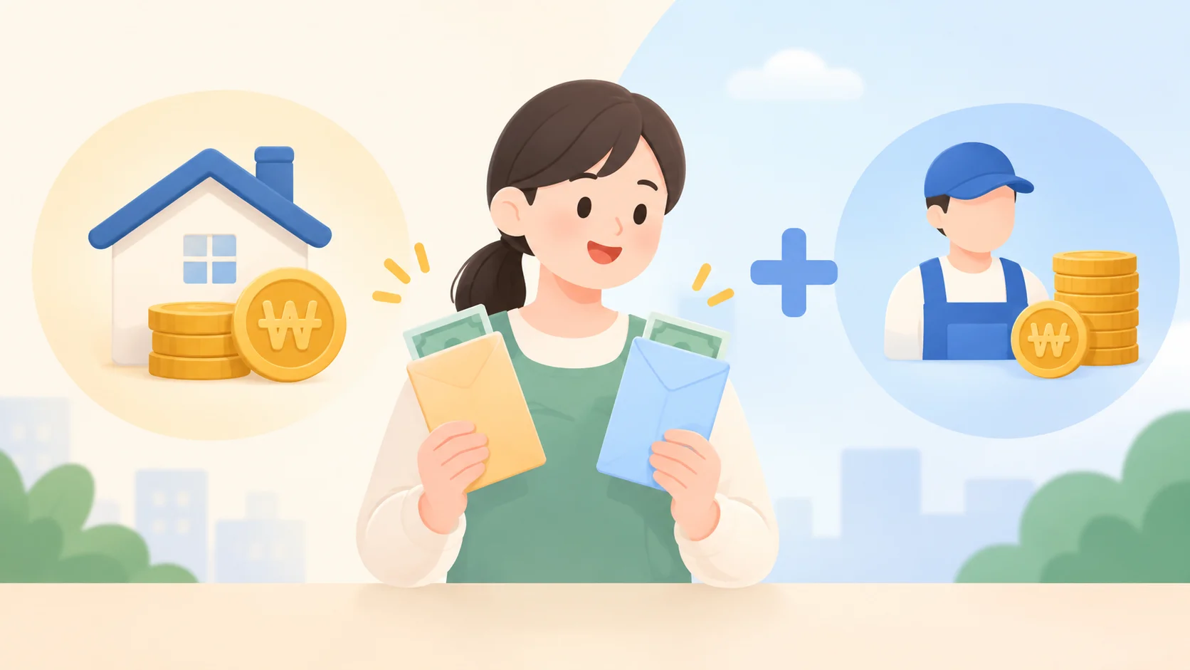자활근로 급여는 생계급여와 별도로 나옵니다