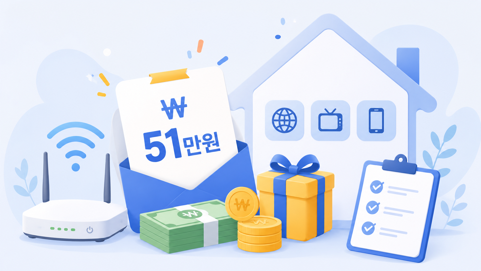 인터넷 재약정 대신 신규가입하면 최대 51만원 받는 법